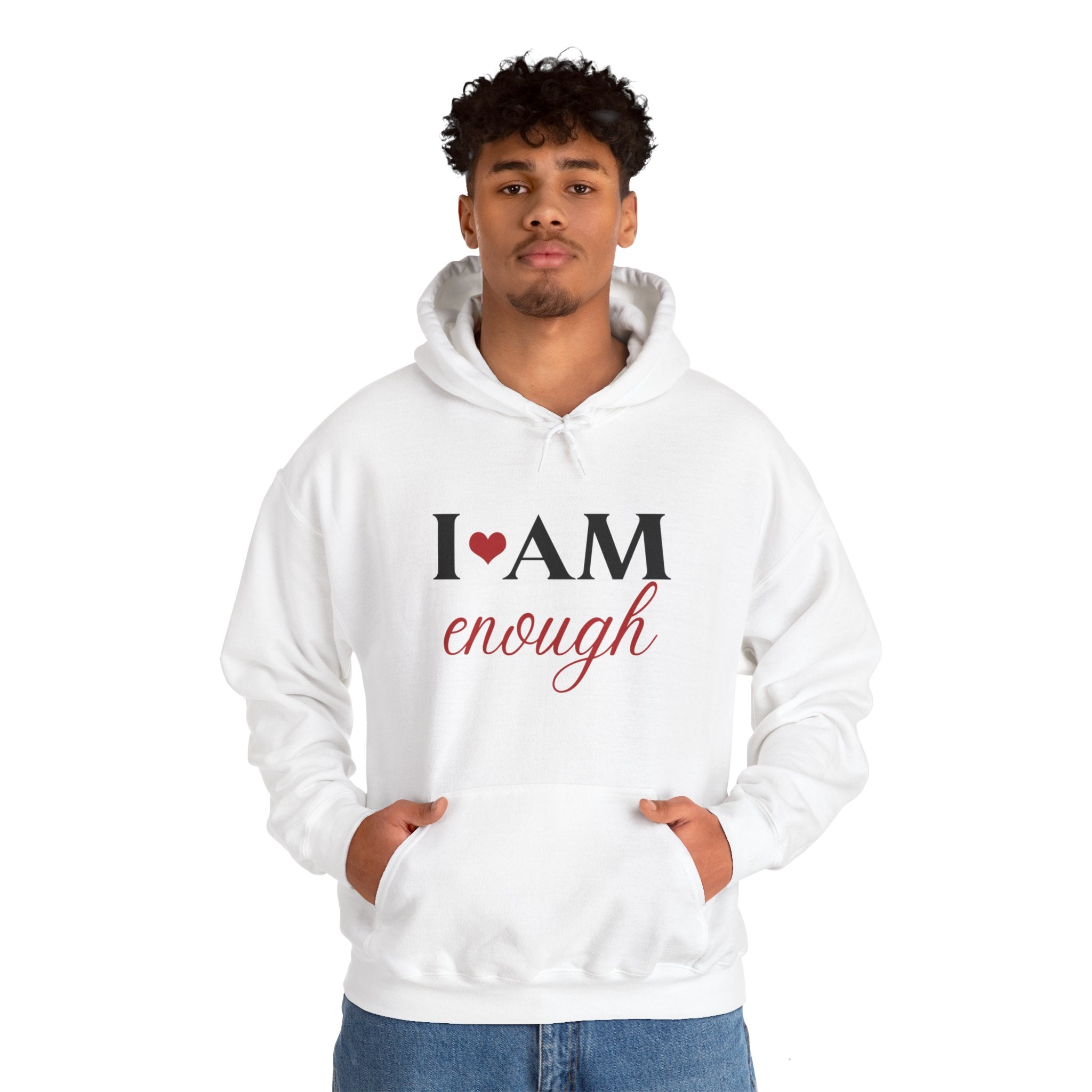 I Am Enough Unisex Heavy Blend™ Hooded Sweatshirt